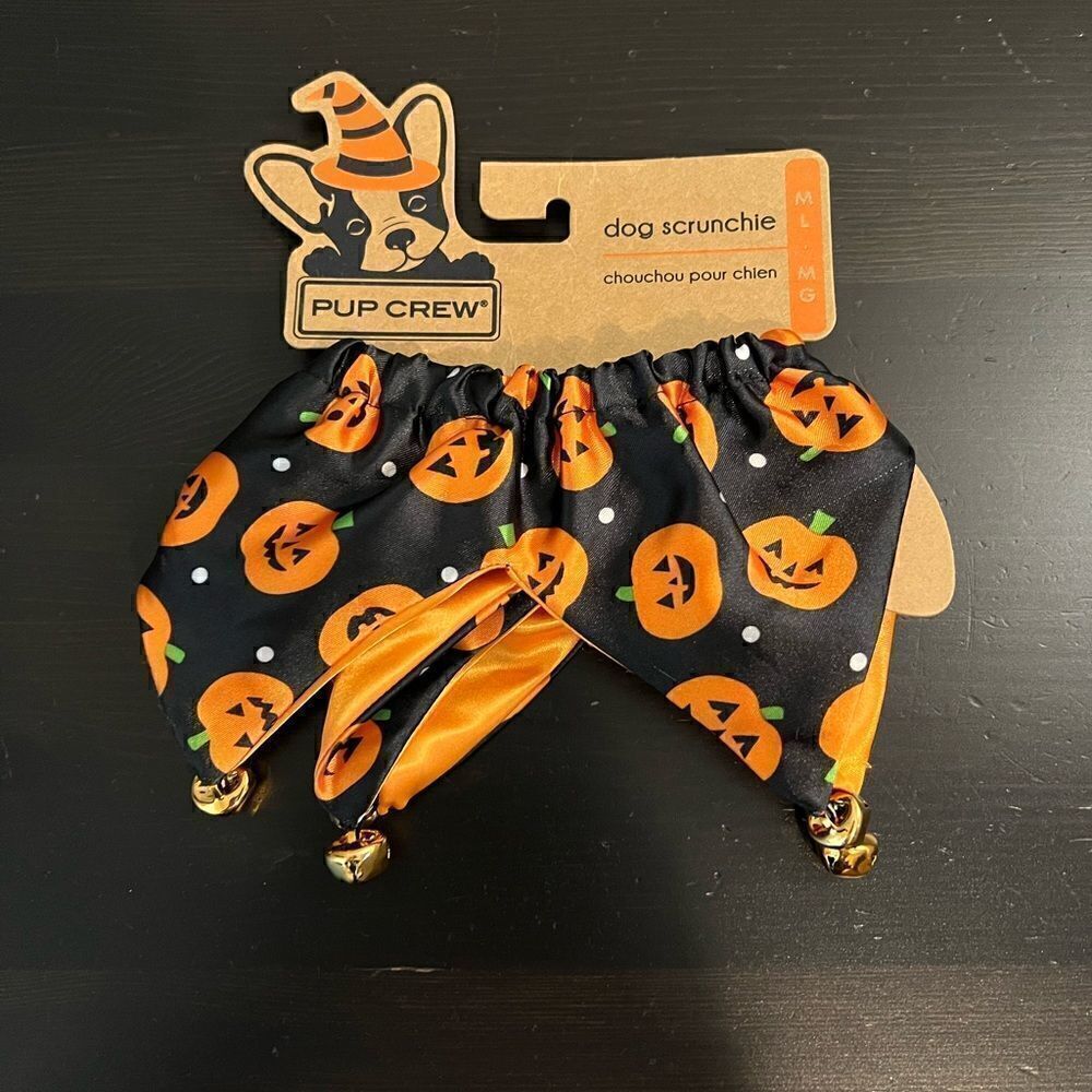 Pup Crew Halloween Scrunchie‎